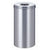 V-Part Self Extinguishing Waste Paper Bin 50 L Silver