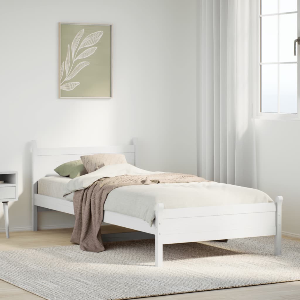 White twin bed frame online