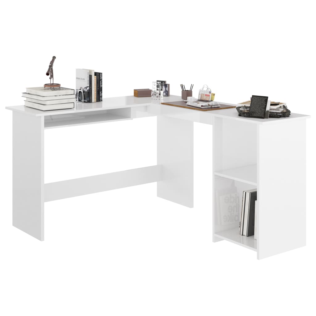 Gloss on sale corner desk