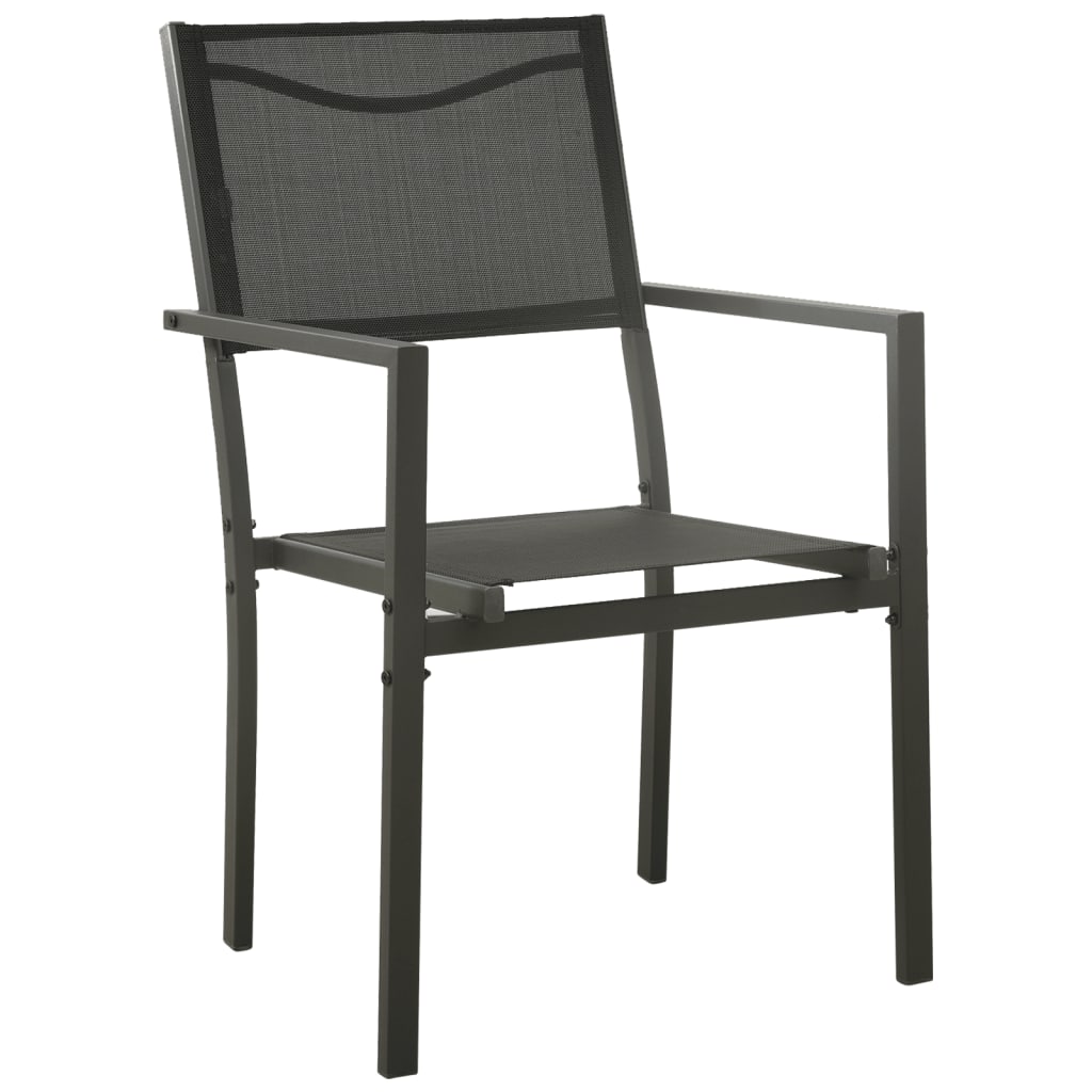 Black aluminum 2024 outdoor chairs