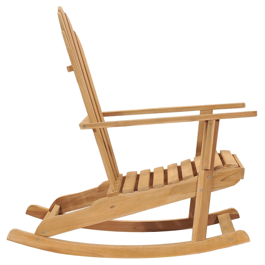 Teak wood cheap rocking chair