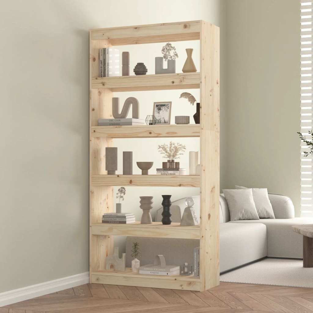 Solid wood deals book rack