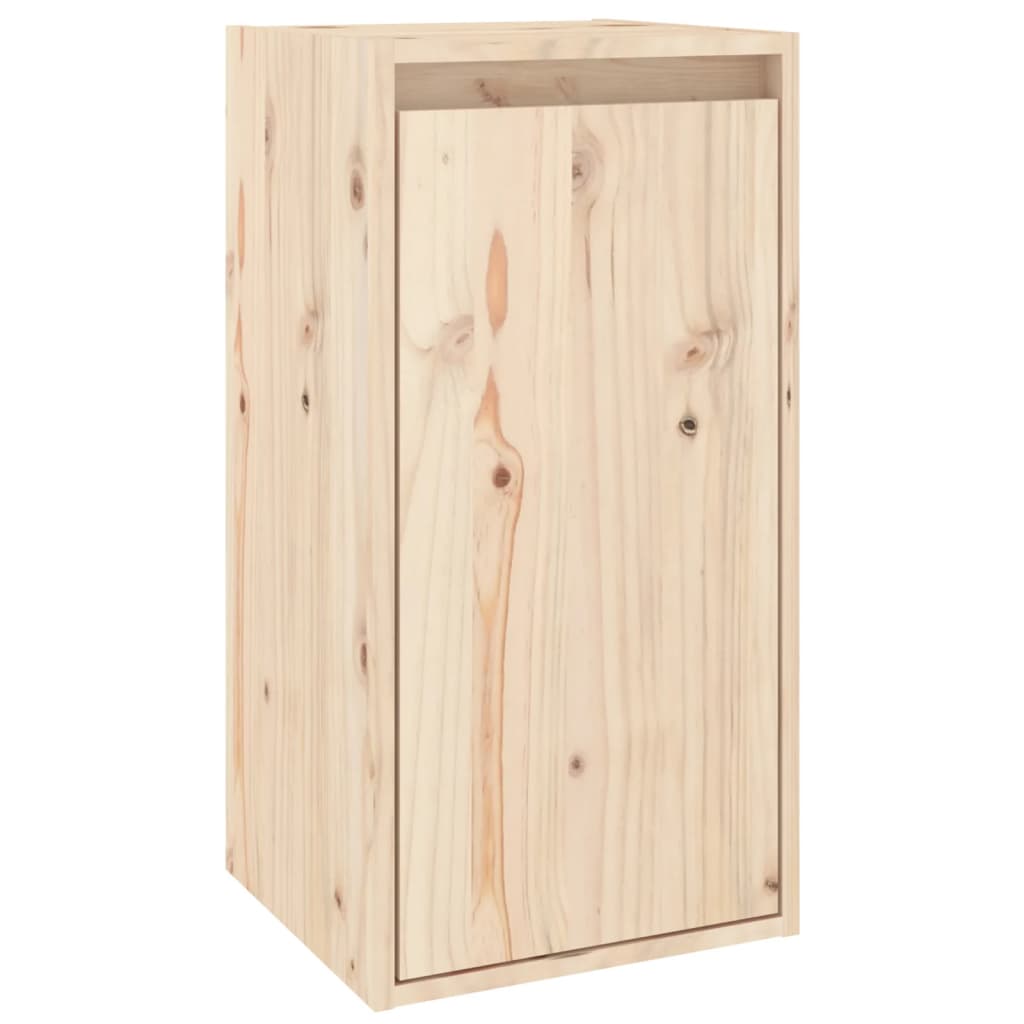 Pine store wall cabinet