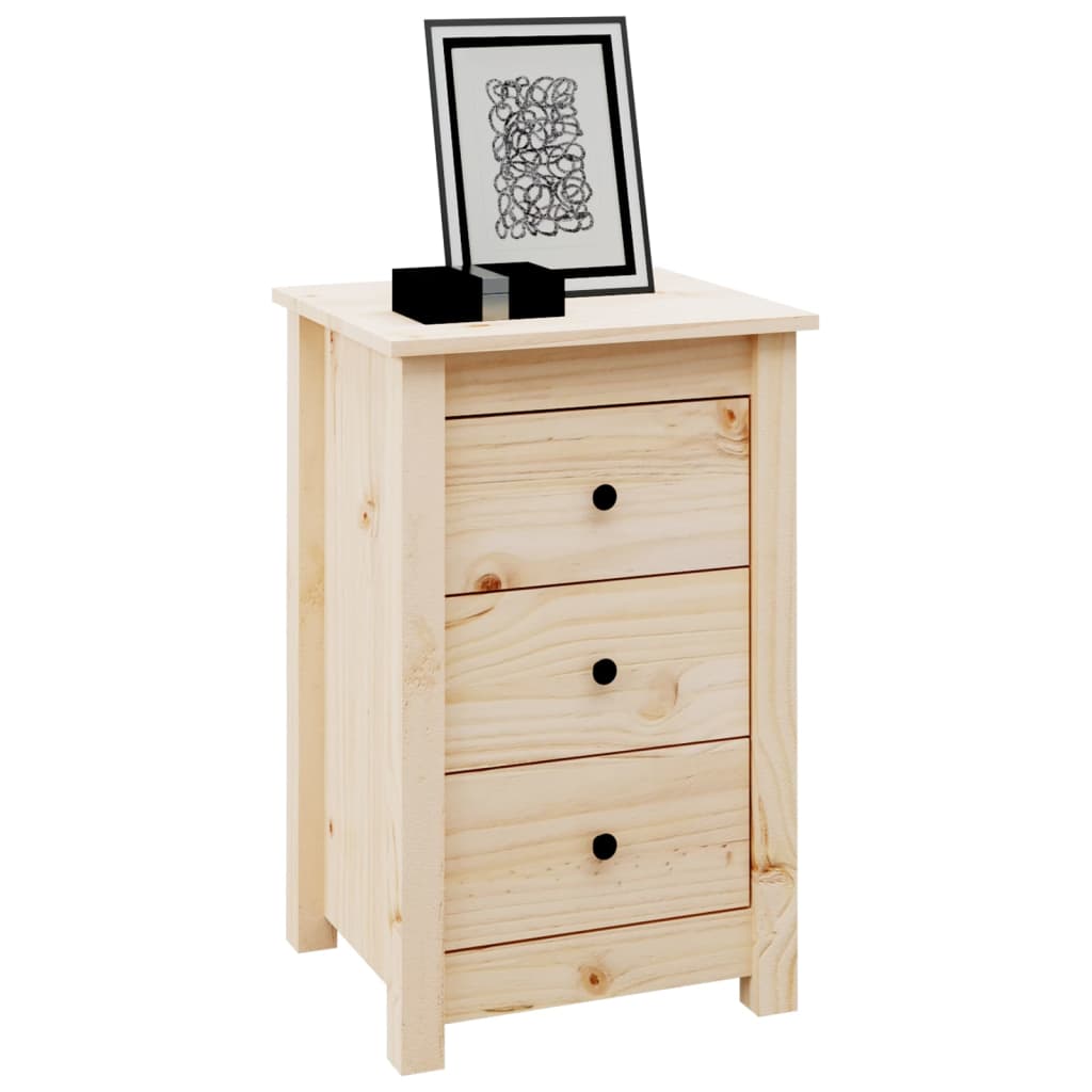 Unfinished pine on sale wood nightstand