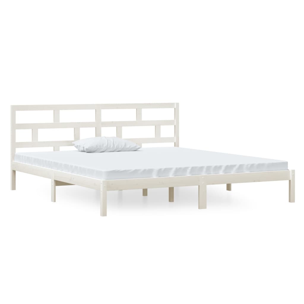 White bed store frame sale