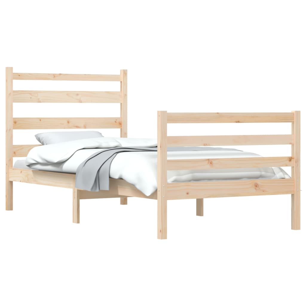 Pine twin shop bed frame