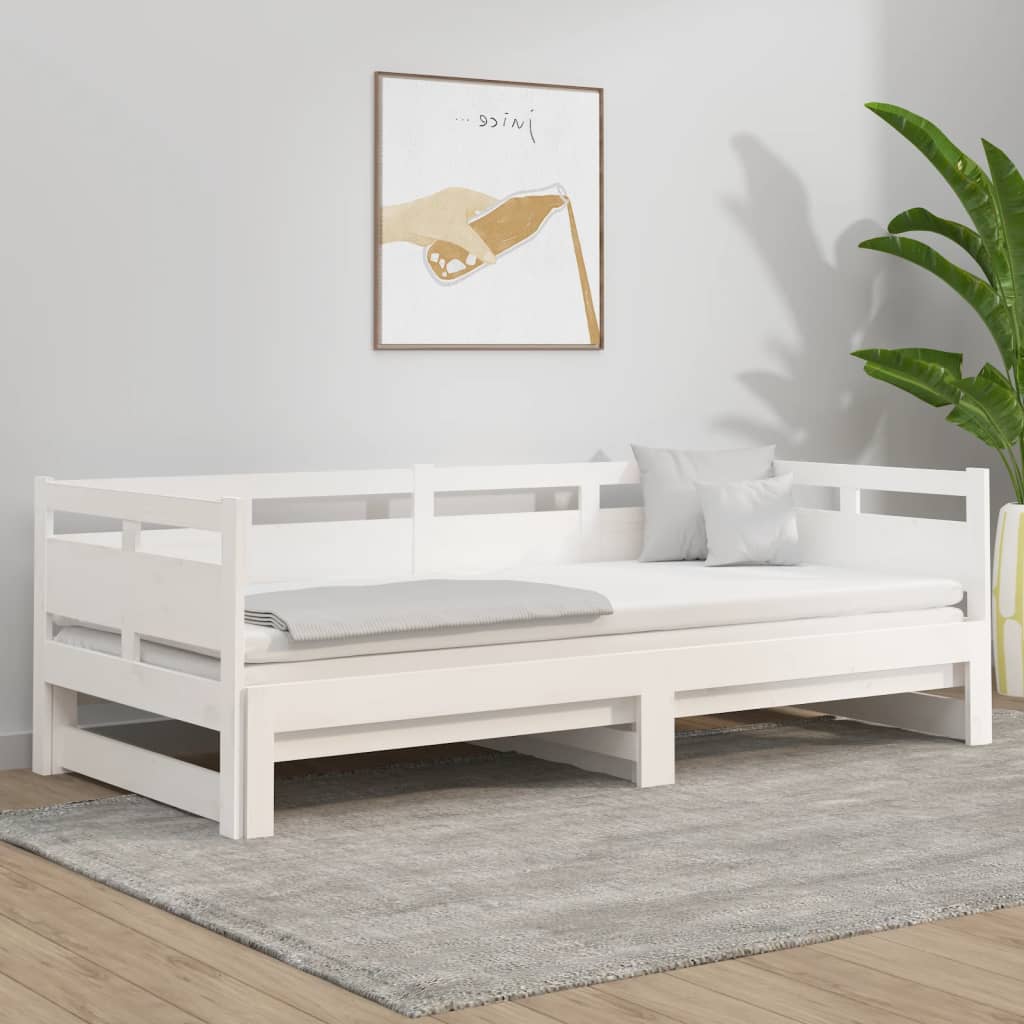 Twin daybed with online pull out bed