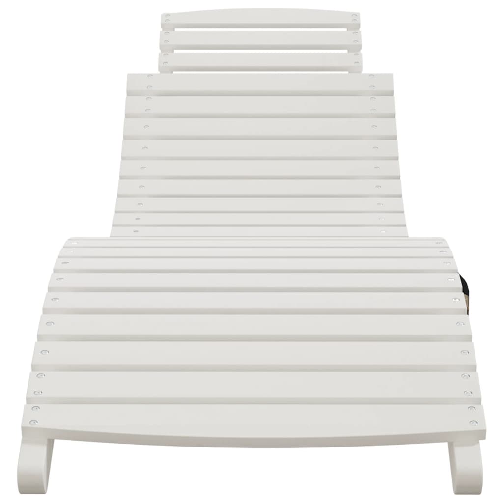 White plastic deals outdoor chaise lounge