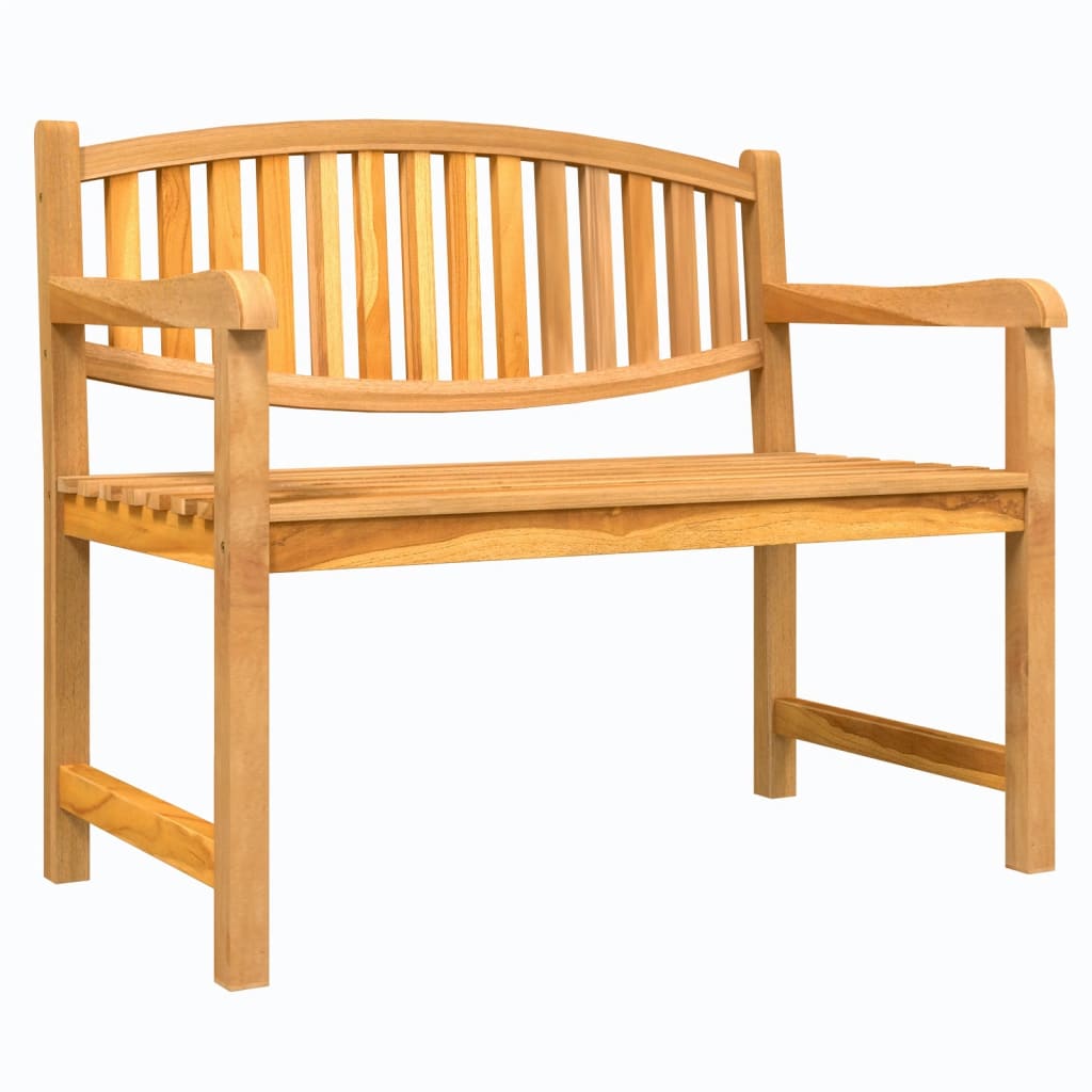 Wood slat deals bench with back