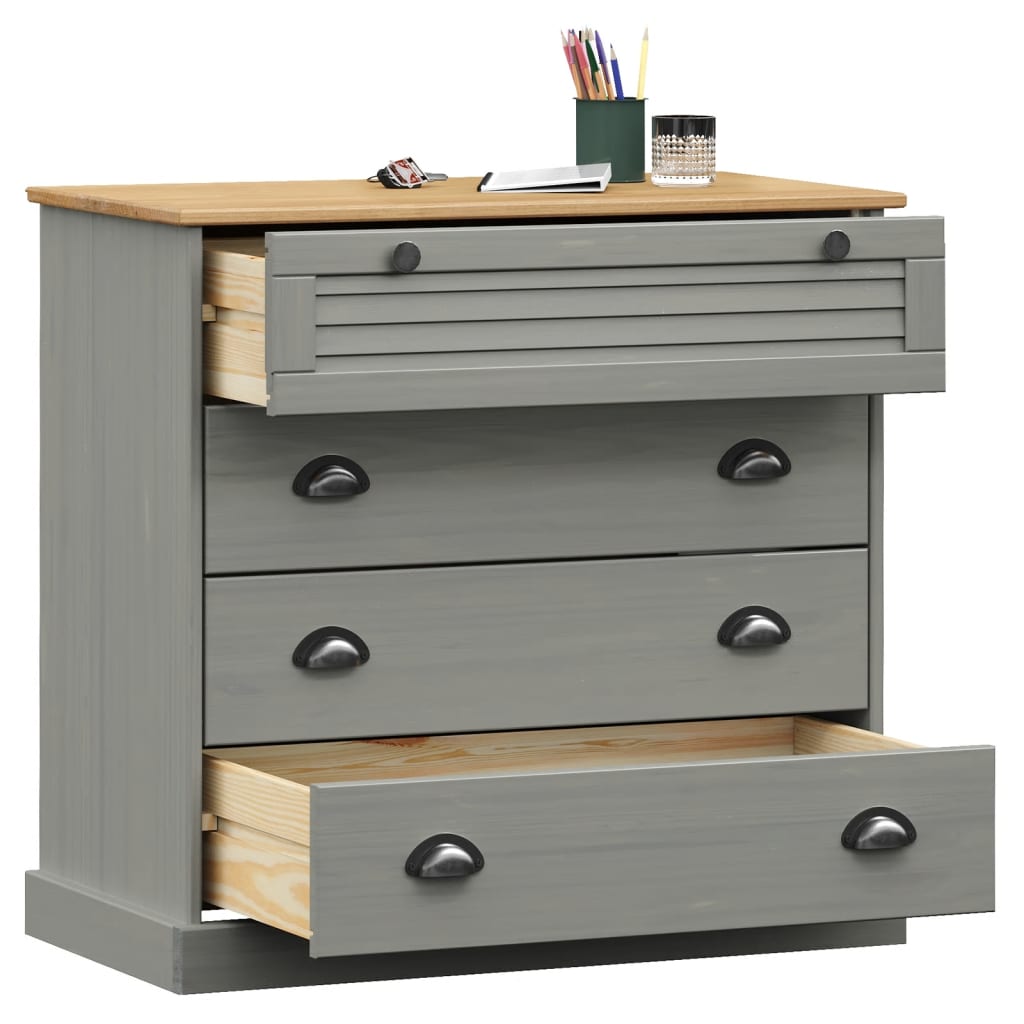 Grey pine deals chest of drawers